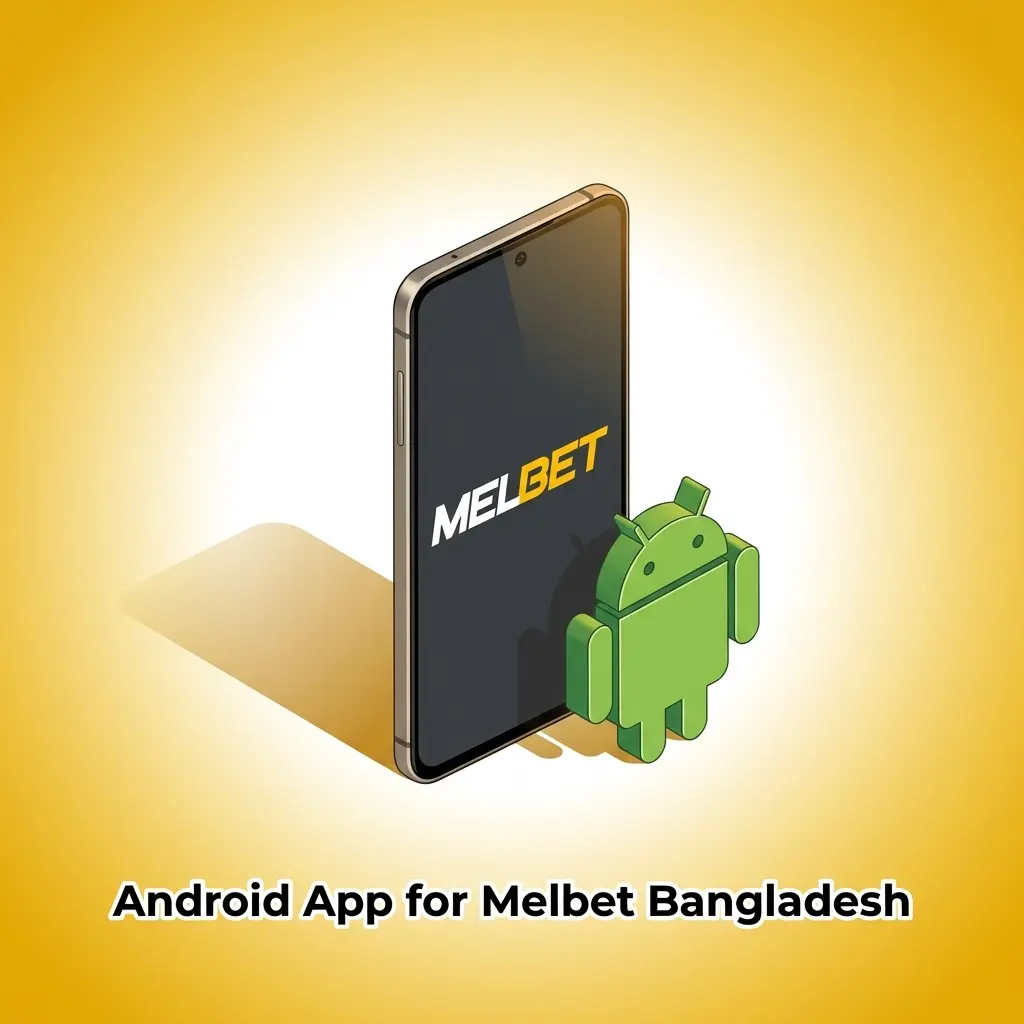 Melbet Android app on a mobile device