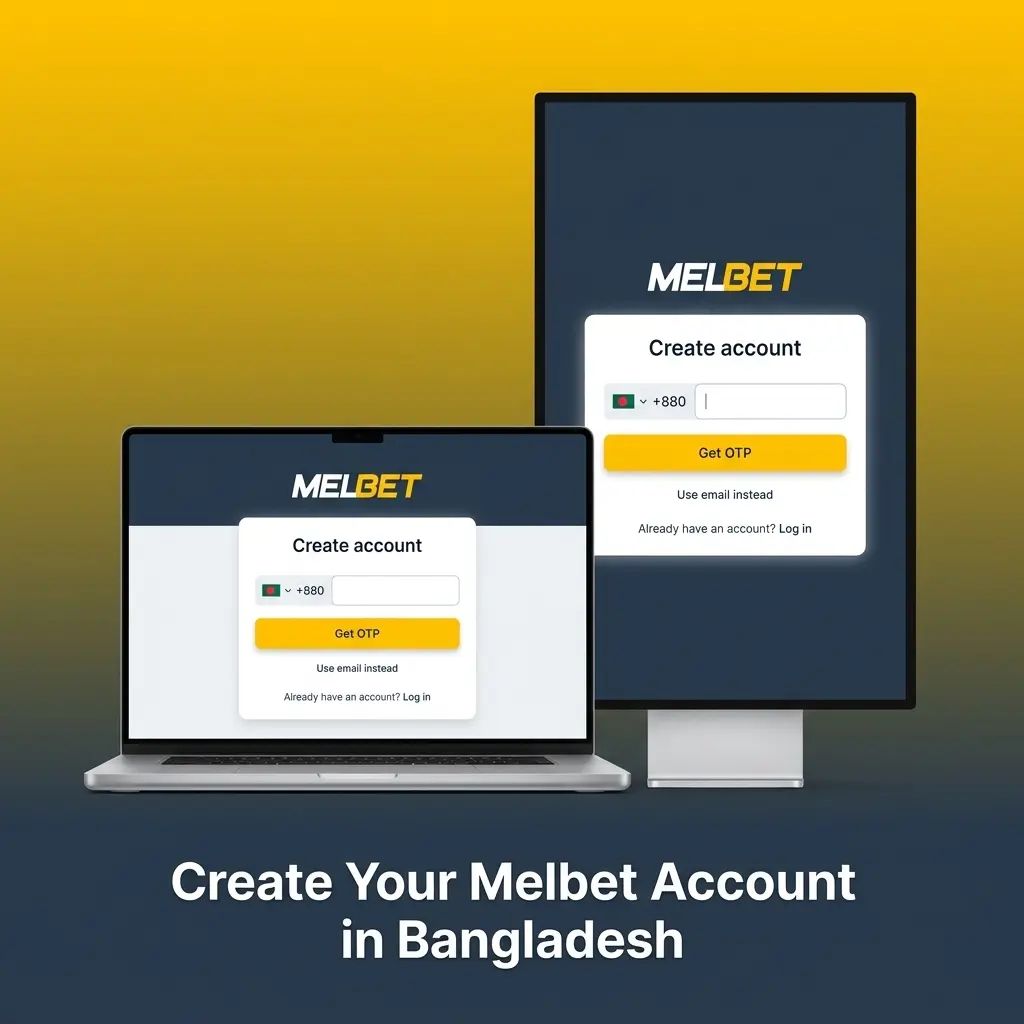 Melbet account registration in Bangladesh