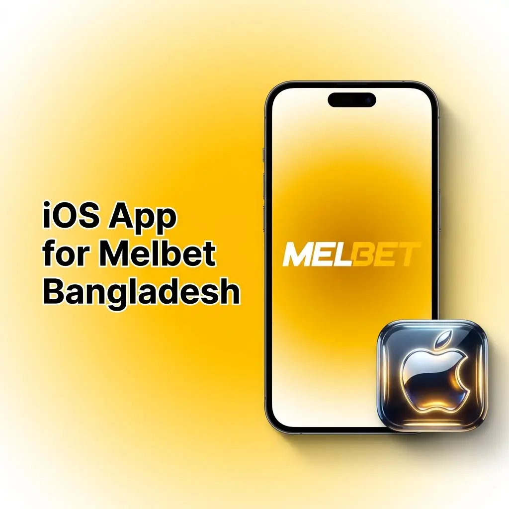 Melbet iOS app on an iPhone or iPad