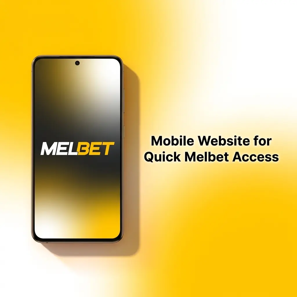 Mobile website for quick Melbet access on a smartphone